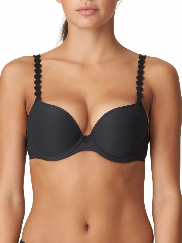 Tom Push Up Bra - Charcoal