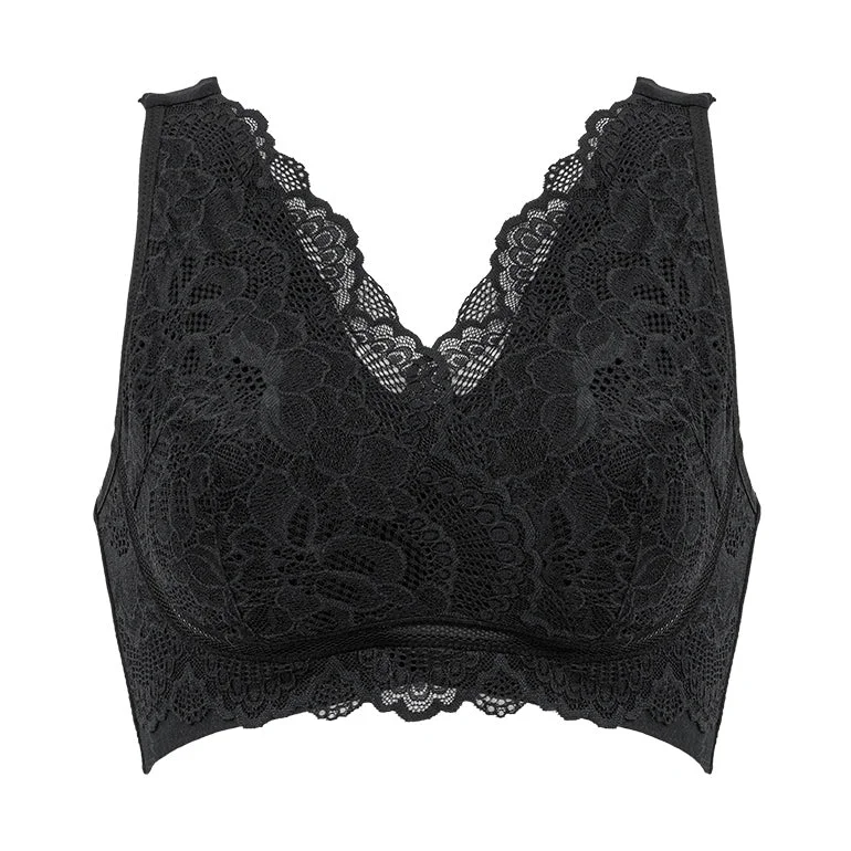 Criss-Cross Lacy Sleep Bra