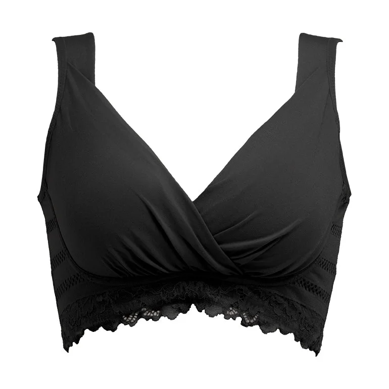 Criss-Cross Wireless Maternity Bra