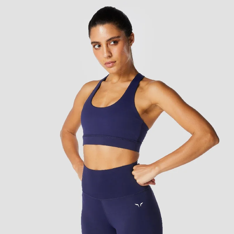 medium impact women sport bra for cyclingCore Agile Bra - Navy