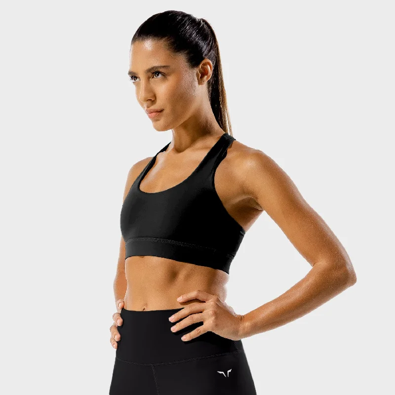 plus size wireless women sport braCore Agile Bra - Onyx