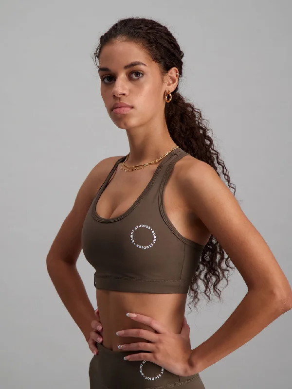 Core Sports Bra - Mocha