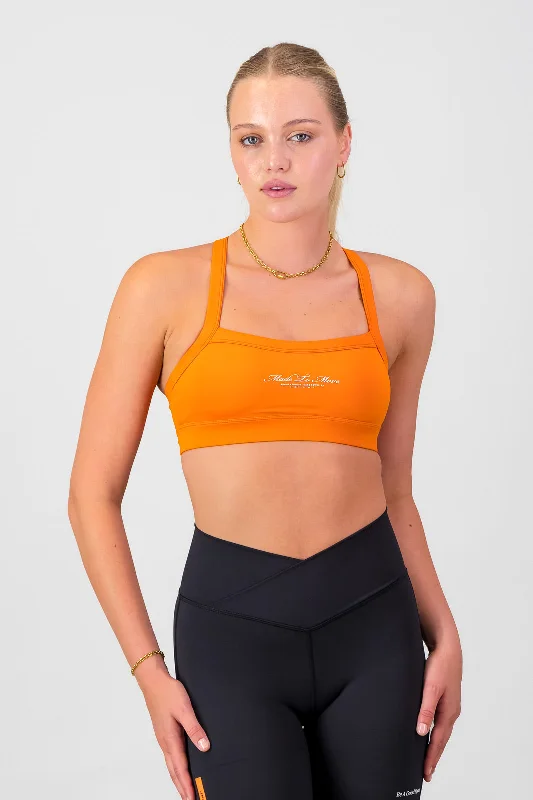 Core Sports Bra - Orange