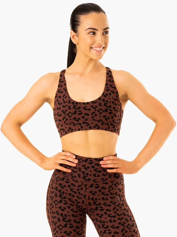 sports women sport bra for multiple activitiesEvolution Sports Bra - Chocolate Leopard sports women sport bra for multiple activitiesEvolution Sports Bra - Chocolate Leopard