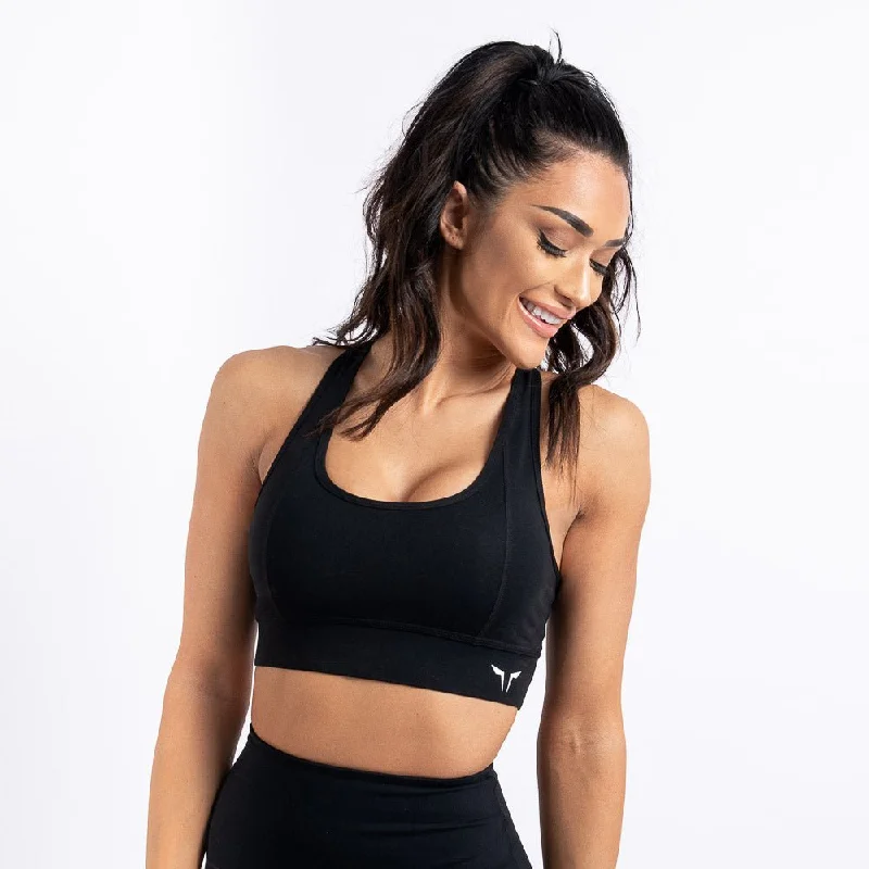 adjustable strap women sport bra for a perfect fitHera Performance Bra - Black