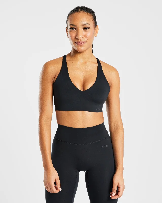 Staple Sports Bra - Black