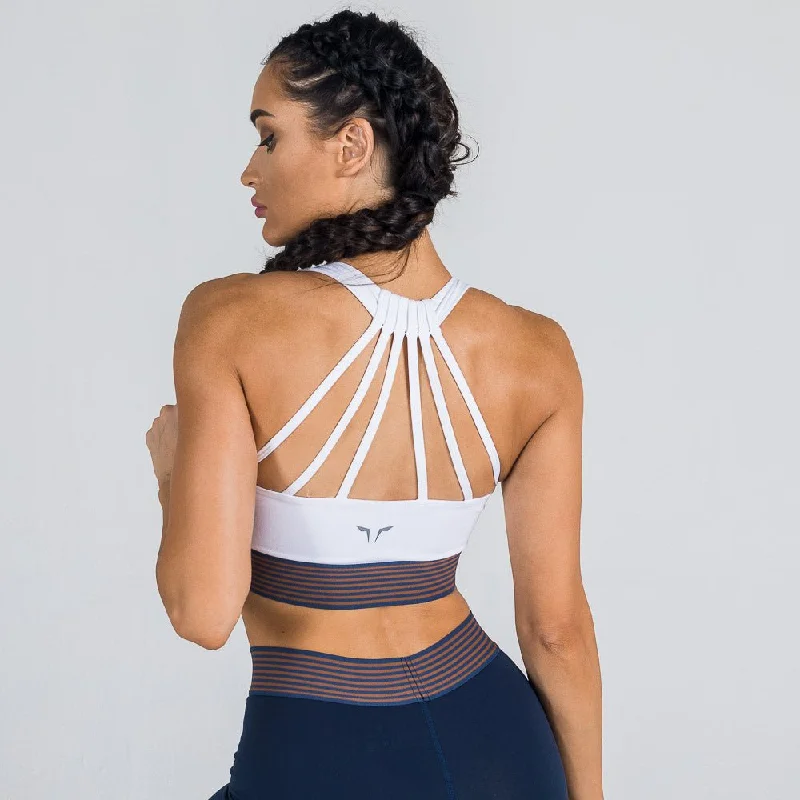 quick drying women sport bra for convenienceThe Stripes Bra