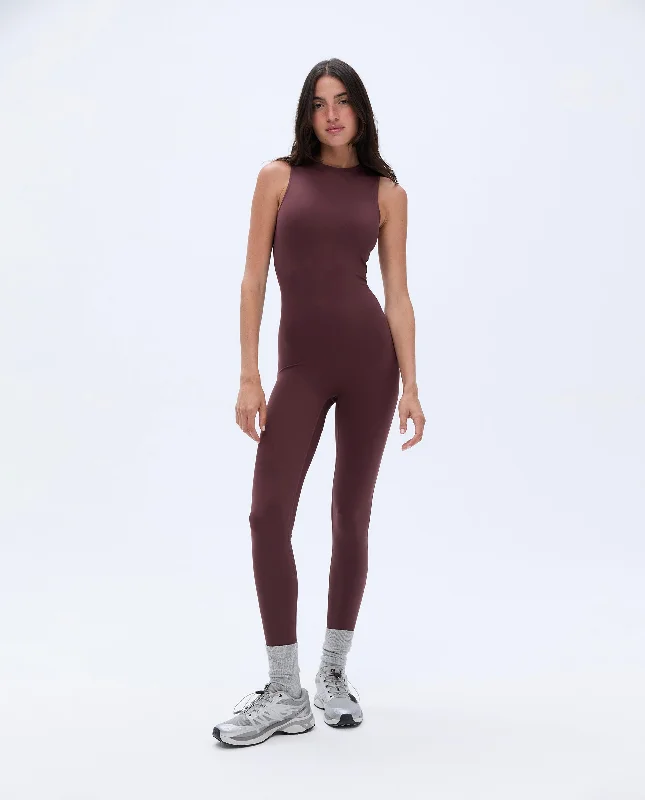 Ultimate Sleeveless Unitard - Burgundy