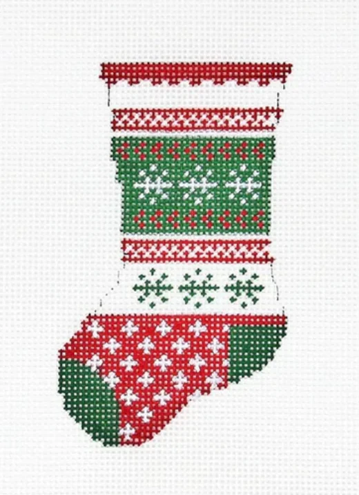 Heated stockings for cold outdoor activities​23-308 Christmas Sweater Mini Stocking
