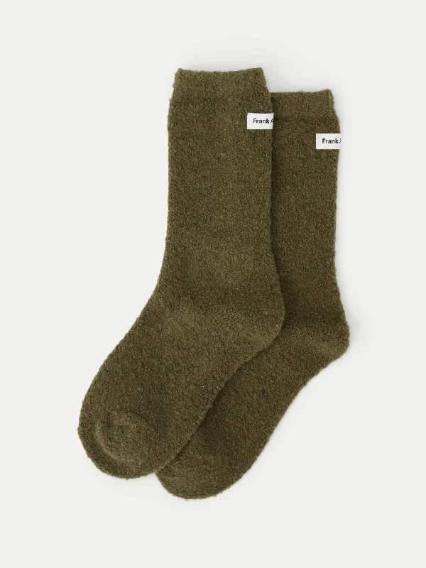 The Seawool® Socks in Dark Olive