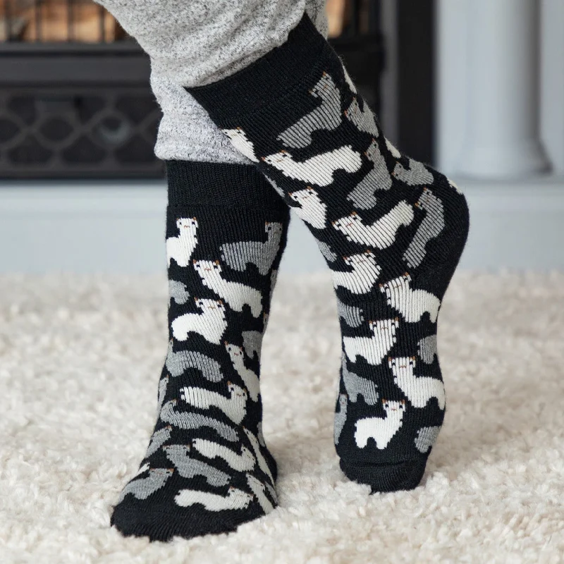 Warm Alpaca Love Socks