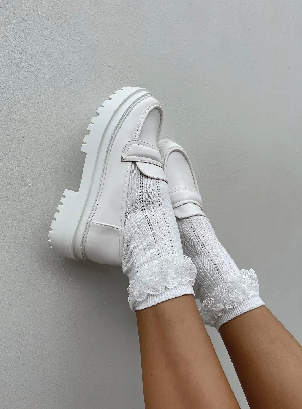 organic cotton women tights for an eco - friendly choiceAckie Socks White