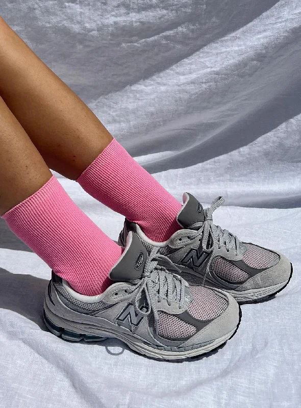 high - waisted women tights for tummy controlAmes Socks Pink