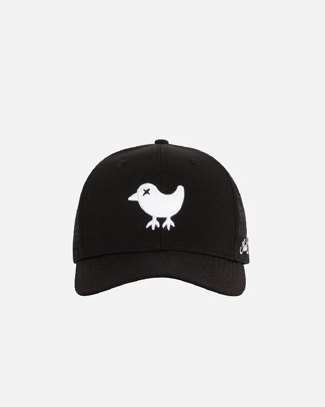Women's anti - itch merino wool ankle socks​Birdie Snapback - Black