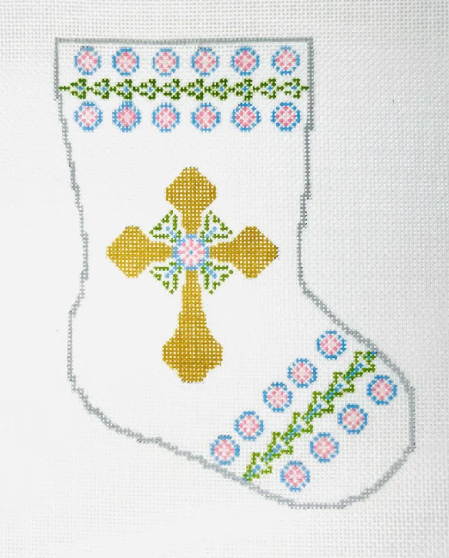 Moisture - wicking performance stockings​BS57 Immanuel Cross Mini Stocking
