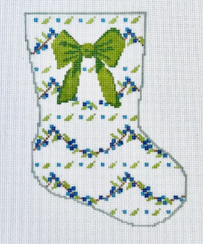 Plaid pattern knee - high schoolgirl stockings​BS63 Garland Mini Stocking