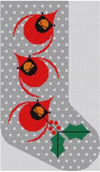 Compression stockings for leg circulation​CH-C016 Christmas Cardinal Stocking