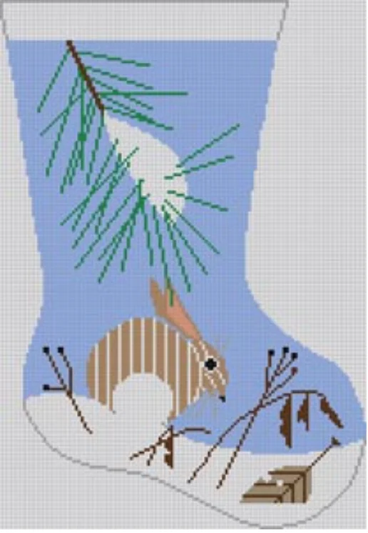 Organic cotton breathable summer stockings​CH-S019 Snow Bunny