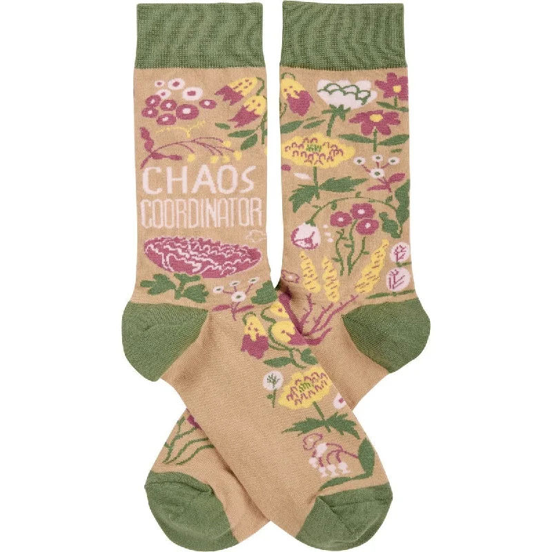Women's heated electric socks for cold daysThe Bullish Store Women's Chaos Coordinator Funny Socks in Green and Floral Women's heated electric socks for cold daysThe Bullish Store Women's Chaos Coordinator Funny Socks in Green and Floral