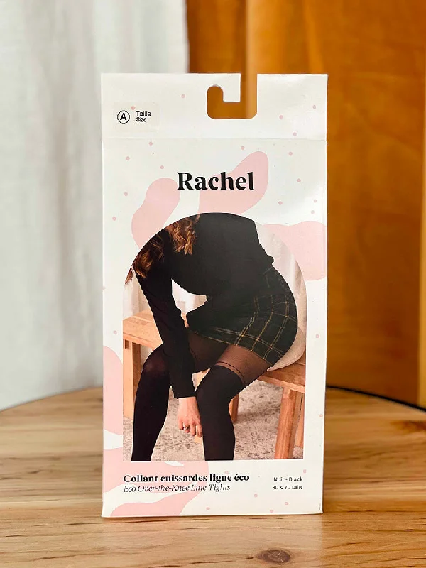 women tights for a casual day with a skirtOver-the-Knee Line Tights - BOXED