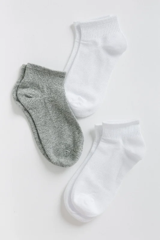 Cove School Days Quarter Socks 3 Pack