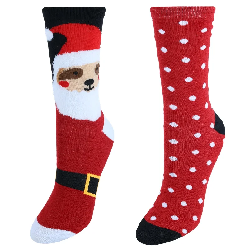 Women's floral - embroidered nylon dress socksCTM® Women's 2 Pack Butter and Flat Knit Holiday Sock Combo Set Women's floral - embroidered nylon dress socksCTM® Women's 2 Pack Butter and Flat Knit Holiday Sock Combo Set