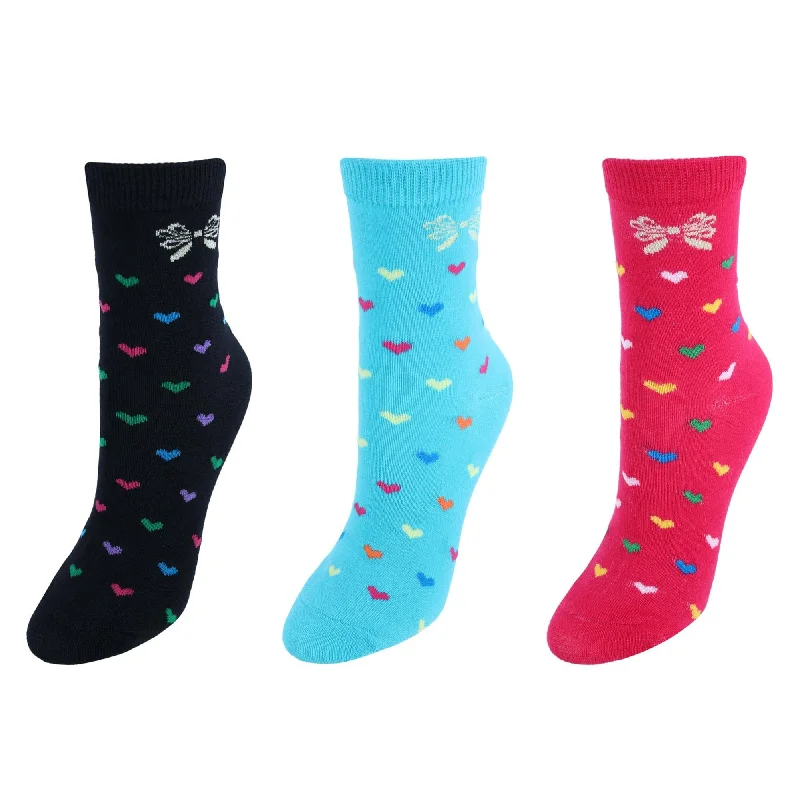 Women's thermal - insulated snowboarding socksCTM® Women's Assorted Hearts Patterned Crew Socks (3 Pairs) Women's thermal - insulated snowboarding socksCTM® Women's Assorted Hearts Patterned Crew Socks (3 Pairs)