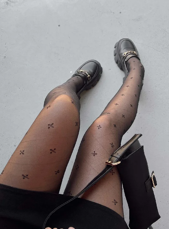 women tights with a gradient color for a trendy effectGabrysia Stockings Black