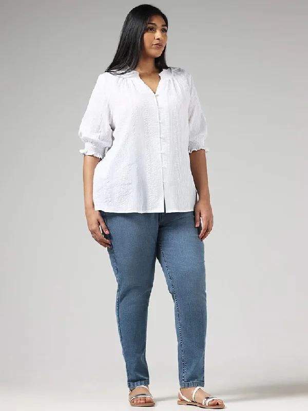Women's eco - friendly organic pants Mom jeans for a nostalgic and casual look Gia Solid Dark Blue Mid Rise Denim Straight Fit Jeggings Women's eco - friendly organic pants Mom jeans for a nostalgic and casual look Gia Solid Dark Blue Mid Rise Denim Straight Fit Jeggings