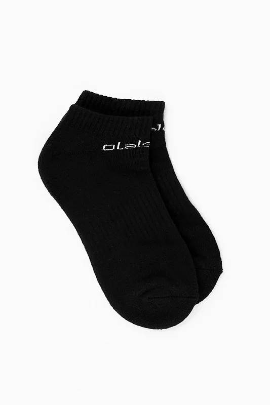 Women's heated electric socks for cold days​Kissy Short Sock - Black