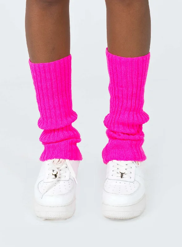 organic cotton women tights for an eco - friendly choiceKoran Legwarmers Pink