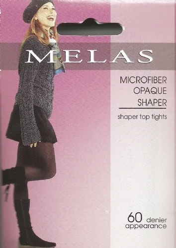 Melas Microfiber Opaque Shaper 60 Denier Tights - Dark Navy AT-713