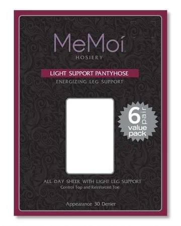 Memoi Light Support Stockings 6-Pack Honey MS-6156