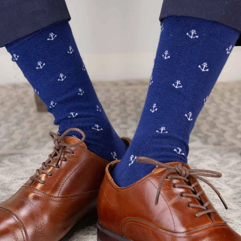 Velvet - touch women's acrylic socks for winter wear​Men's Anchor Socks