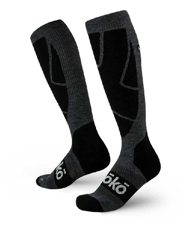 women tights for a New Year's Eve celebrationMerino Padded Ski Sock