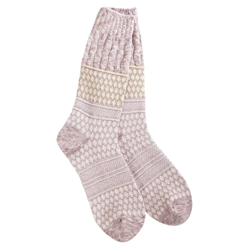 Women's cashmere - soft toe - less socks for slippers​Nirvana Multi Socks