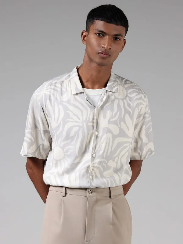 Women's nursing work pants Straight - leg women jeans with a classic and timeless appeal Nuon Off White Abstract Print Relaxed-Fit Shirt Women's nursing work pants Straight - leg women jeans with a classic and timeless appeal Nuon Off White Abstract Print Relaxed-Fit Shirt