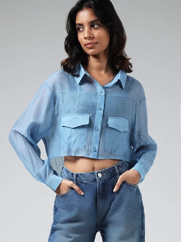 Women's belt - looped work pants Stretch women jeans for enhanced mobility and comfort Nuon Solid Blue Crop Shirt Women's belt - looped work pants Stretch women jeans for enhanced mobility and comfort Nuon Solid Blue Crop Shirt