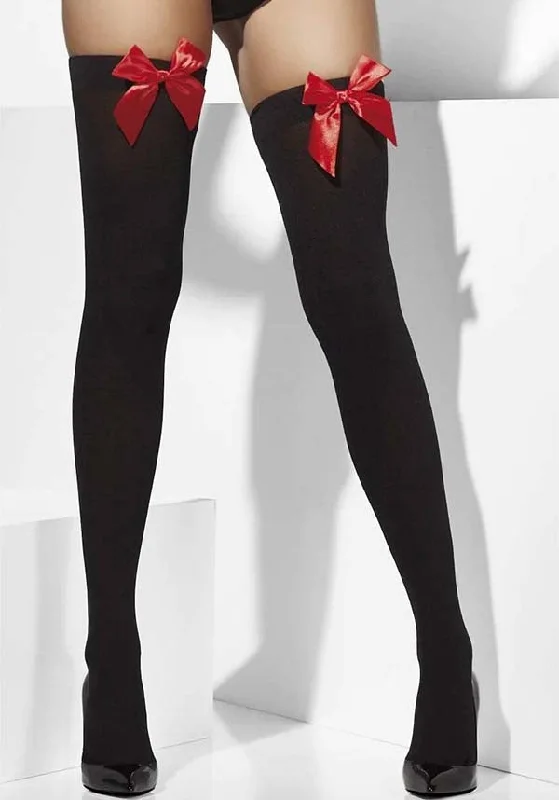 Opaque [Black] | HOLD UPS [Red Bow]