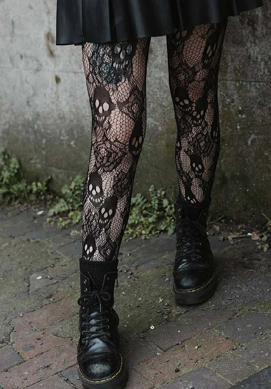 Rose Skull Net | TIGHTS