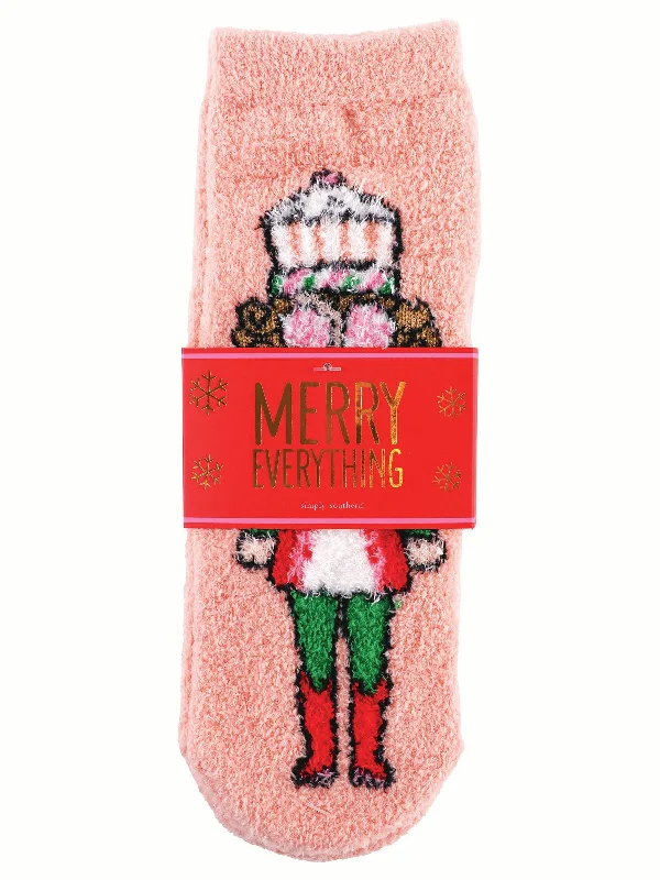 Women's cotton blend crew socks with reinforced heelsSIMPLY SOUTHERN CHRISTMAS SUPER SOFT SOCKS Women's cotton blend crew socks with reinforced heelsSIMPLY SOUTHERN CHRISTMAS SUPER SOFT SOCKS