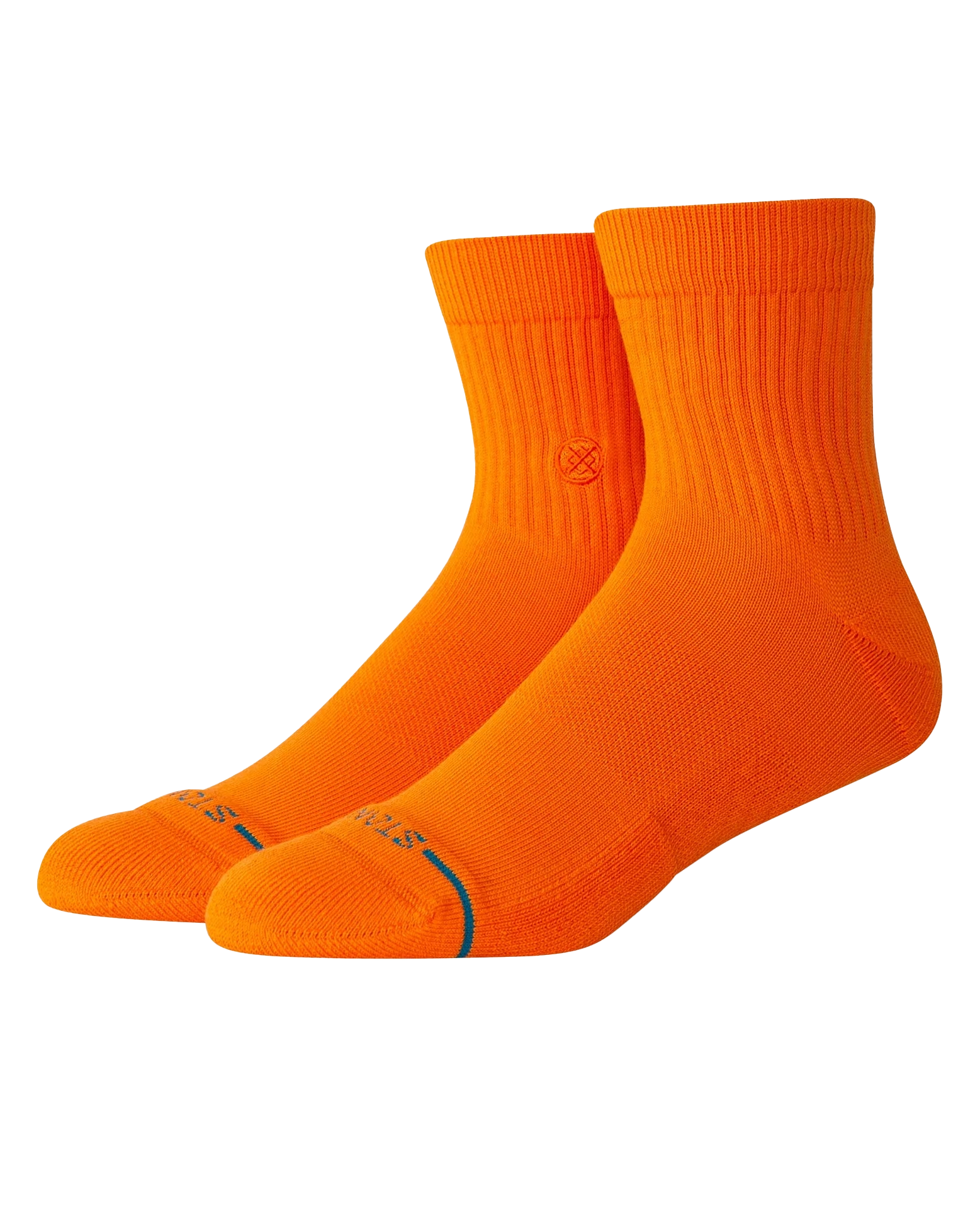 Icon Quarter Socks in Burnt Orange