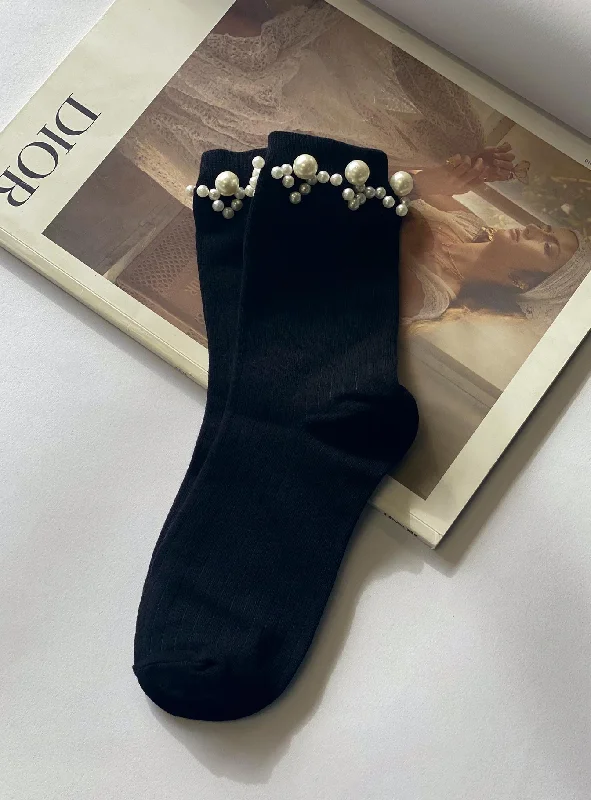 women tights with a holographic effect for a futuristic styleTani Ruffle Socks Black women tights with a holographic effect for a futuristic styleTani Ruffle Socks Black