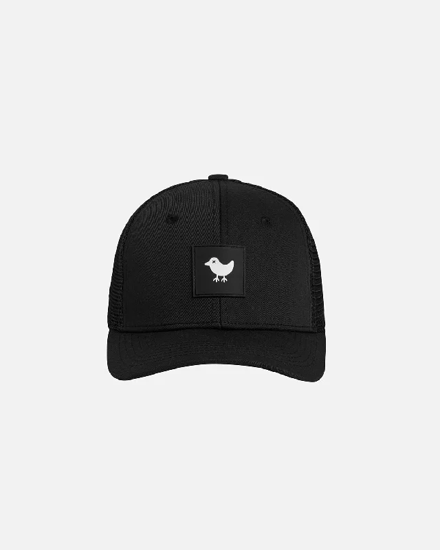 Women's organic cotton breathable no - show socks​Trucker Hat - Black