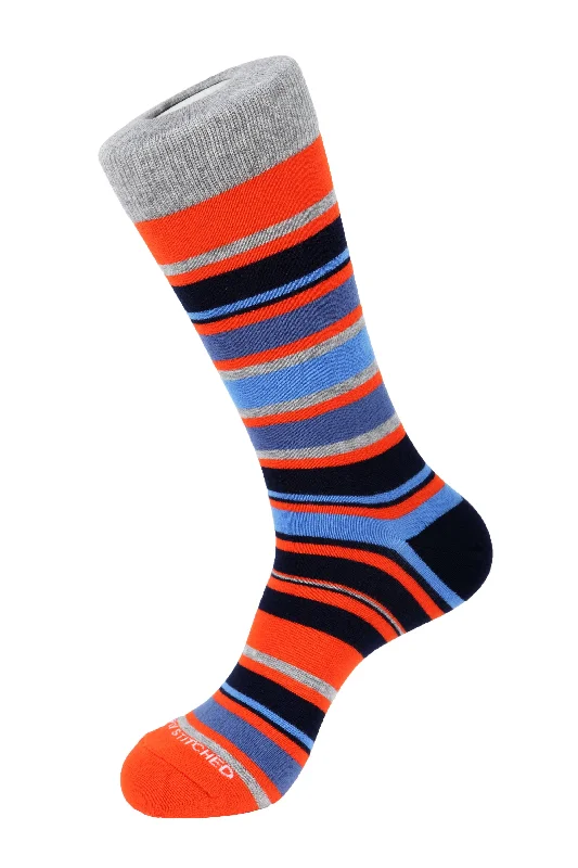 Women's moisture - repellent outdoor adventure socks​HIGHWAY STRIPE