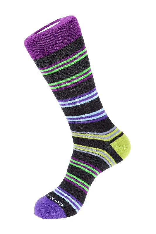 Women's breathable mesh women's running socks​CONCORD STRIPE