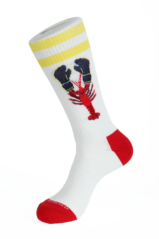 LOBSTER MASCOT ATHLETIC SOCKS