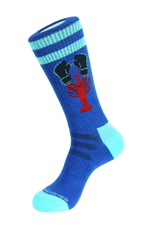 LOBSTER MASCOT ATHLETIC SOCKS