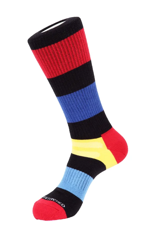 THICK STRIPE ATHLETIC SOCKS