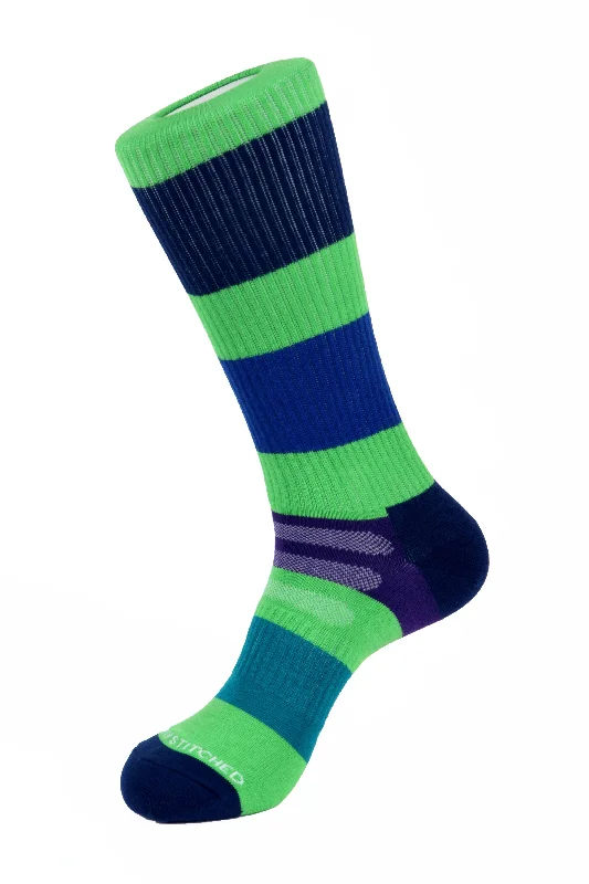 THICK STRIPE ATHLETIC SOCKS